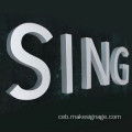 Pagpintal sa Metal Channel Sulat